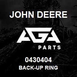 0430404 John Deere BACK-UP RING | AGA Parts