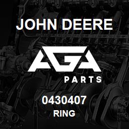 0430407 John Deere RING | AGA Parts