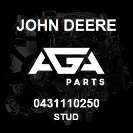 0431110250 John Deere STUD | AGA Parts