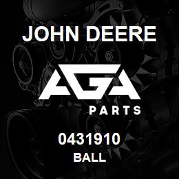 0431910 John Deere BALL | AGA Parts