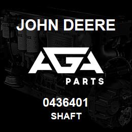 0436401 John Deere SHAFT | AGA Parts
