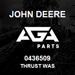 0436509 John Deere THRUST WAS | AGA Parts