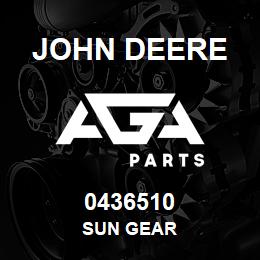 0436510 John Deere SUN GEAR | AGA Parts