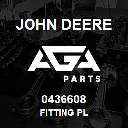 0436608 John Deere FITTING PL | AGA Parts