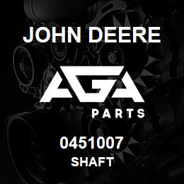 0451007 John Deere SHAFT | AGA Parts