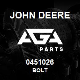 0451026 John Deere BOLT | AGA Parts