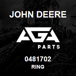 0481702 John Deere RING | AGA Parts
