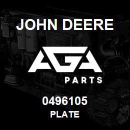 0496105 John Deere PLATE | AGA Parts