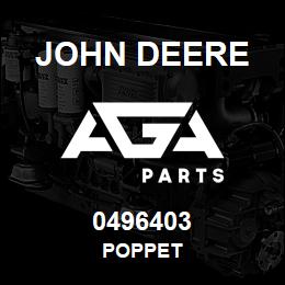 0496403 John Deere POPPET | AGA Parts