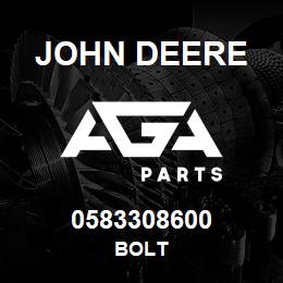 0583308600 John Deere BOLT | AGA Parts