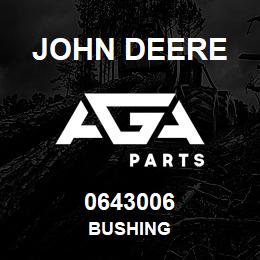 0643006 John Deere BUSHING | AGA Parts