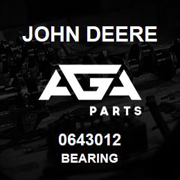 0643012 John Deere BEARING | AGA Parts