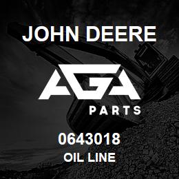 0643018 John Deere OIL LINE | AGA Parts