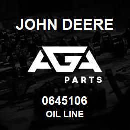 0645106 John Deere OIL LINE | AGA Parts