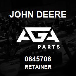 0645706 John Deere RETAINER | AGA Parts