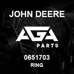 0651703 John Deere RING | AGA Parts