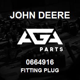 0664916 John Deere FITTING PLUG | AGA Parts