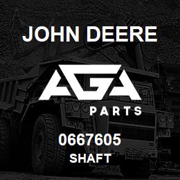 0667605 John Deere SHAFT | AGA Parts