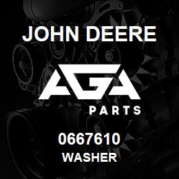 0667610 John Deere WASHER | AGA Parts