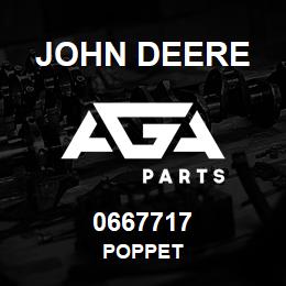 0667717 John Deere POPPET | AGA Parts