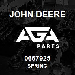 0667925 John Deere SPRING | AGA Parts