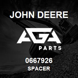 0667926 John Deere SPACER | AGA Parts