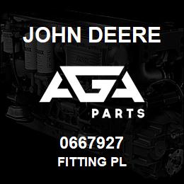 0667927 John Deere FITTING PL | AGA Parts