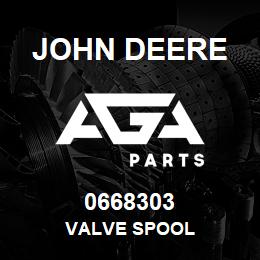0668303 John Deere VALVE SPOOL | AGA Parts