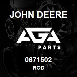 0671502 John Deere ROD | AGA Parts