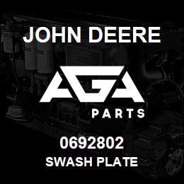 0692802 John Deere SWASH PLATE | AGA Parts