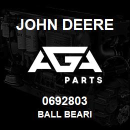 0692803 John Deere BALL BEARI | AGA Parts