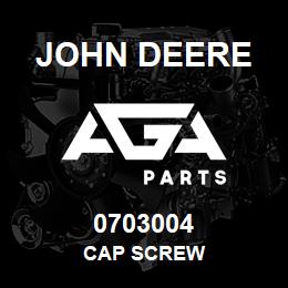 0703004 John Deere CAP SCREW | AGA Parts