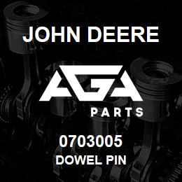 0703005 John Deere DOWEL PIN | AGA Parts