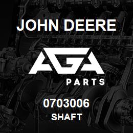0703006 John Deere SHAFT | AGA Parts