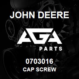 0703016 John Deere CAP SCREW | AGA Parts