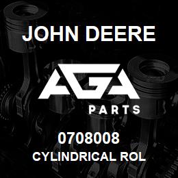 0708008 John Deere CYLINDRICAL ROL | AGA Parts
