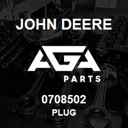 0708502 John Deere PLUG | AGA Parts