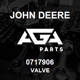 0717906 John Deere VALVE | AGA Parts
