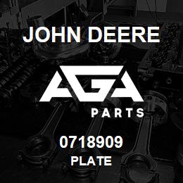 0718909 John Deere PLATE | AGA Parts