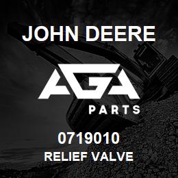 0719010 John Deere RELIEF VALVE | AGA Parts