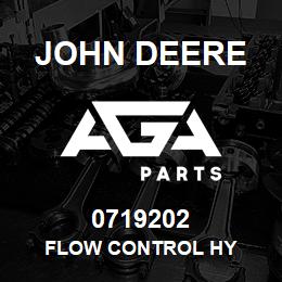 0719202 John Deere FLOW CONTROL HY | AGA Parts
