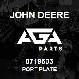 0719603 John Deere PORT PLATE | AGA Parts