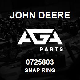 0725803 John Deere SNAP RING | AGA Parts