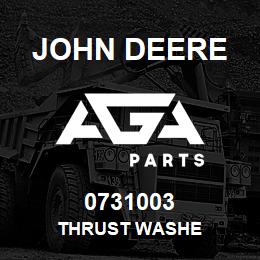 0731003 John Deere THRUST WASHE | AGA Parts