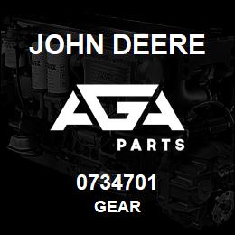 0734701 John Deere GEAR | AGA Parts