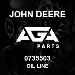 0735503 John Deere OIL LINE | AGA Parts