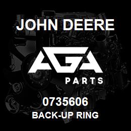 0735606 John Deere BACK-UP RING | AGA Parts