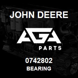 0742802 John Deere BEARING | AGA Parts