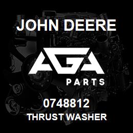 0748812 John Deere THRUST WASHER | AGA Parts