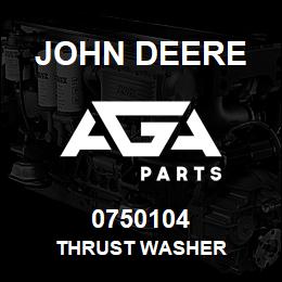 0750104 John Deere THRUST WASHER | AGA Parts